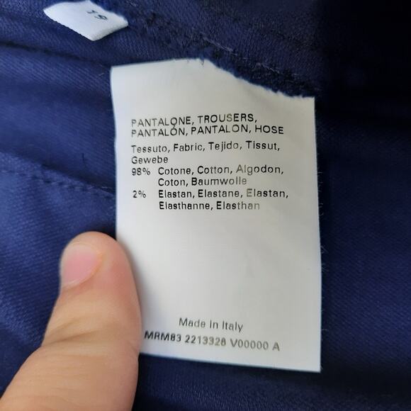 Marina Rinaldi Chump velvet velour trouser pants Made in Italy size 10 NWT - Picture 11 of 16